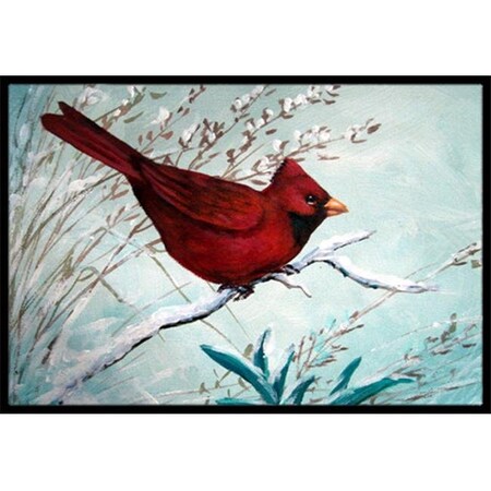 Carolines Treasures Carolines Treasures PJC1110JMAT Cardinal Winter Red Bird Indoor & Outdoor Mat; 24 x 36 in. PJC1110JMAT